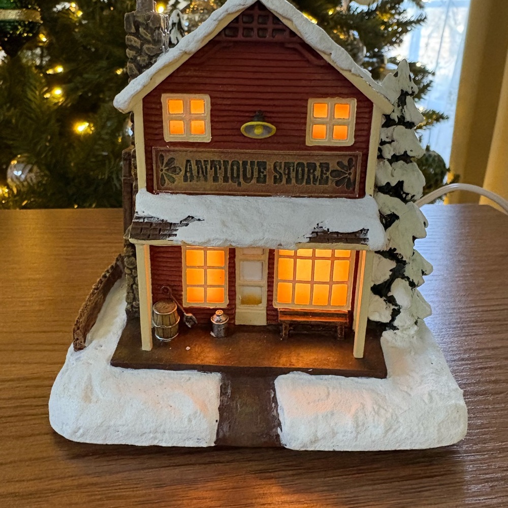 Terry Redlins Winter Memories Village Collection “Antique Store”
